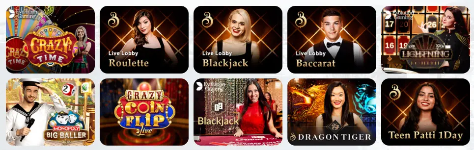 Giochi da casinò dal vivo SUNRISE SLOTS CASINO