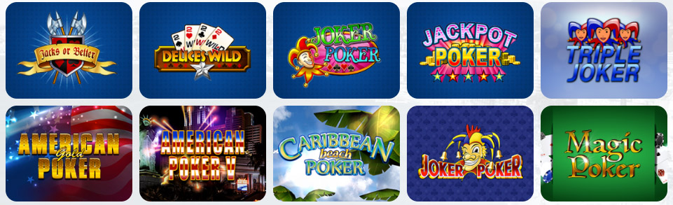 Video Poker SUNRISE SLOTS CASINO