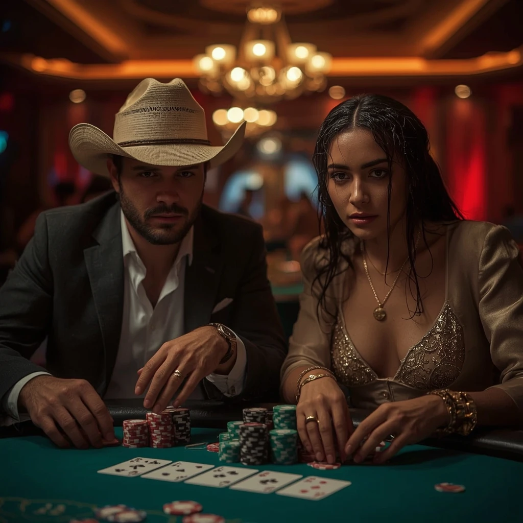 foto di due giocatori di poker SUNRISE SLOTS CASINO
